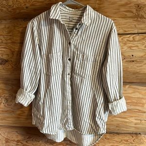 Flannel boyfriend fit shirt